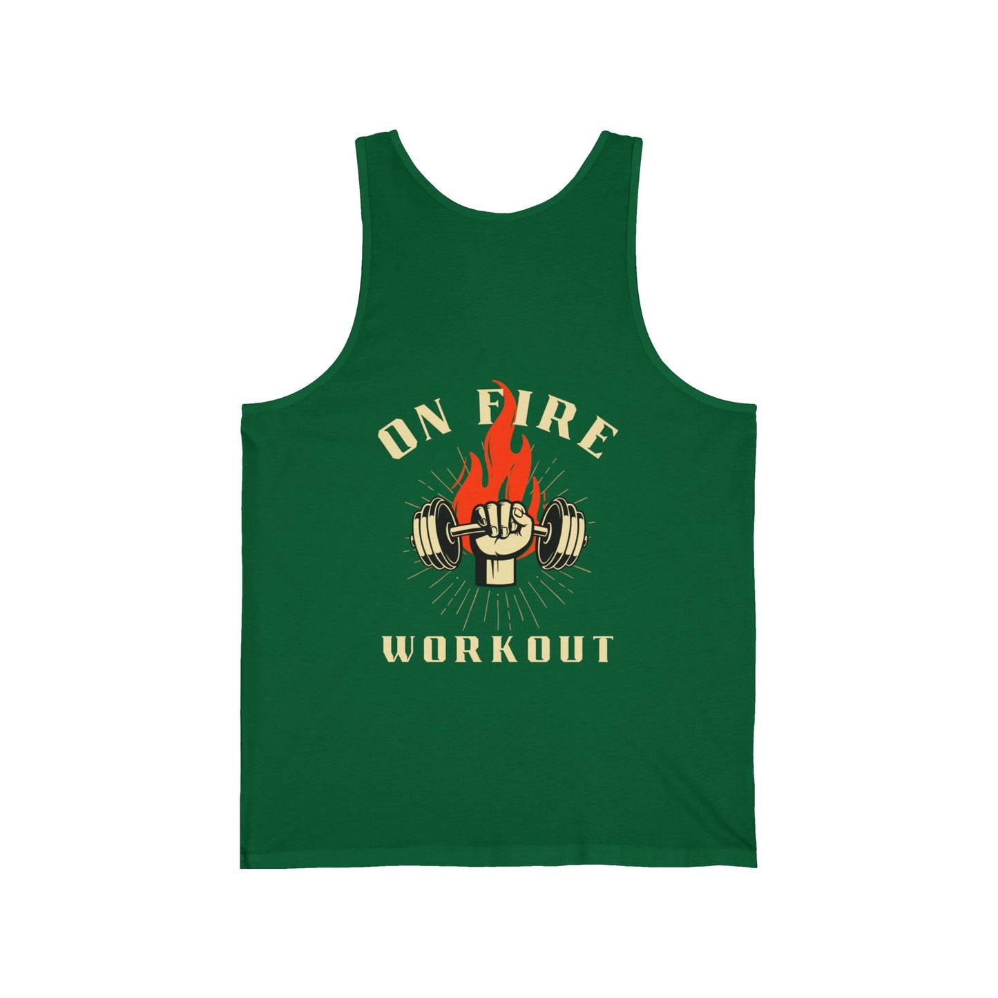 "On Fire" - Unisex Jersey Tank